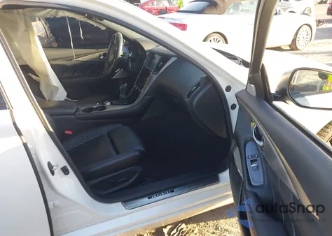 2019 Infiniti Q50 3.0T Red Sport 400 из США, поврежденный, VIN JN1FV7AR7KM800911